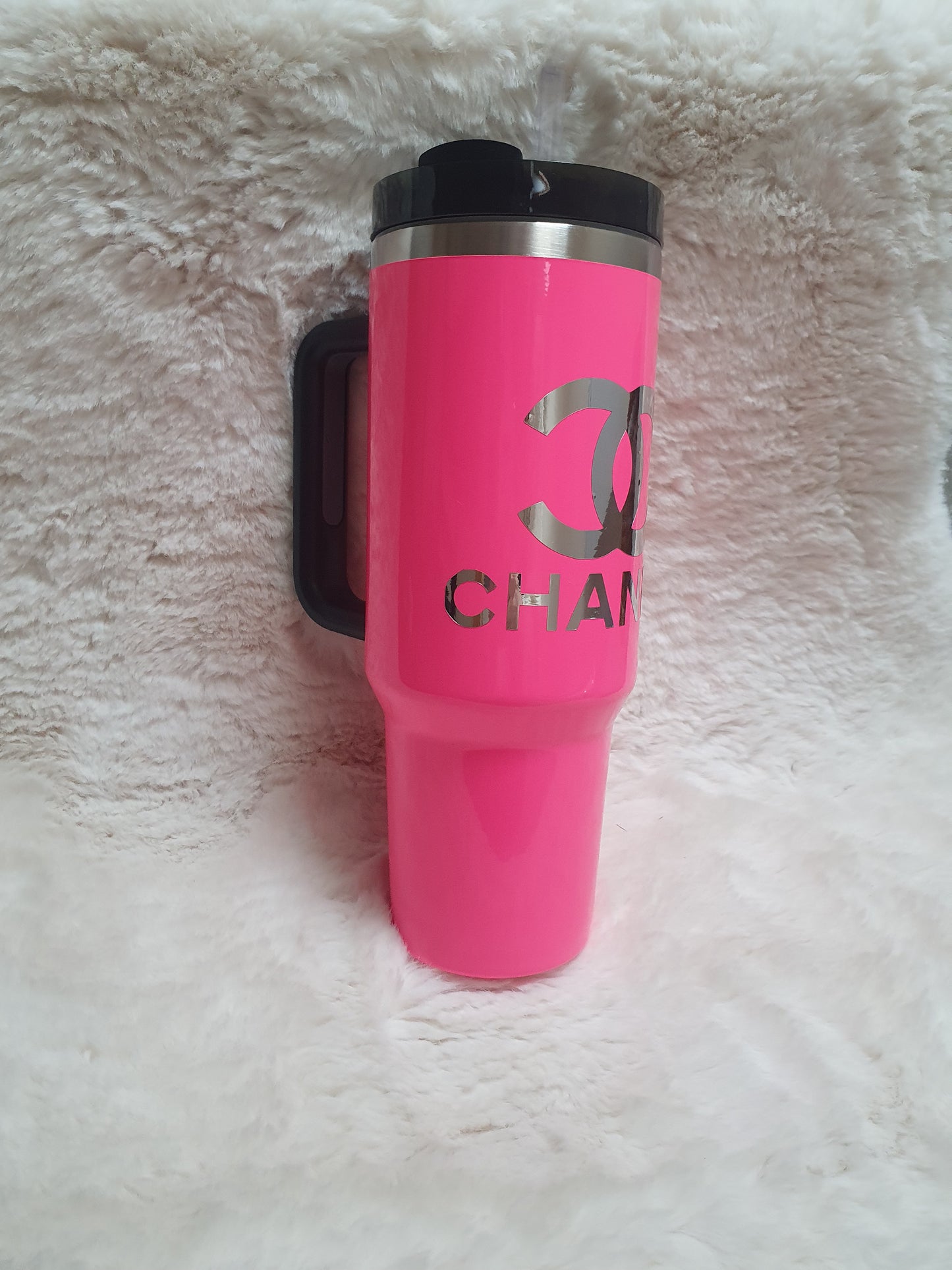 Personalised Neon 40oz tumbler stanley dupe