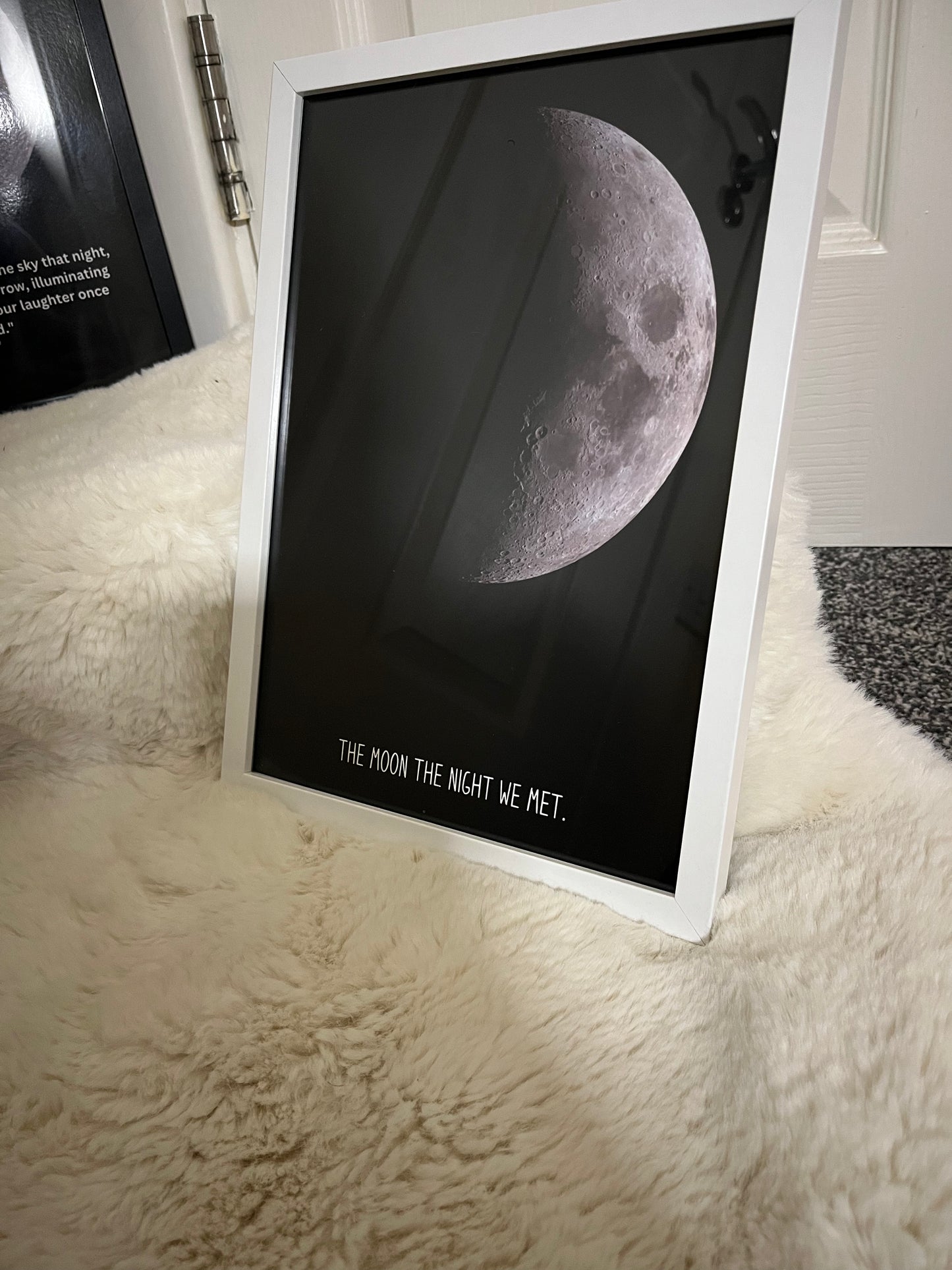 The moon the night we