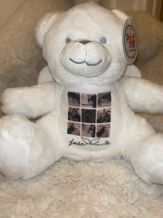 Angel wing remembrance bears- custom photo printed.