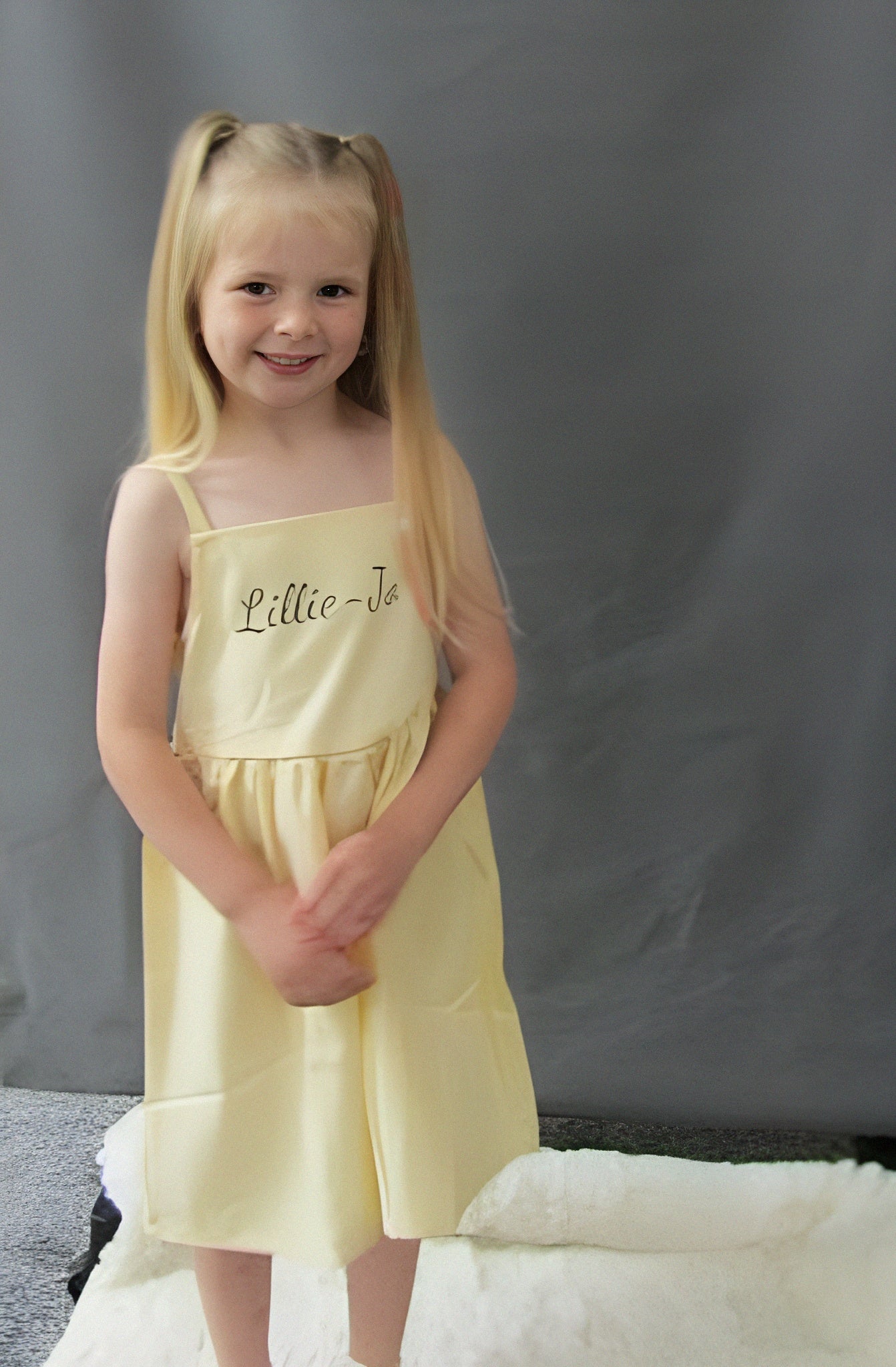 Girls strappy personalised/customised summer dress