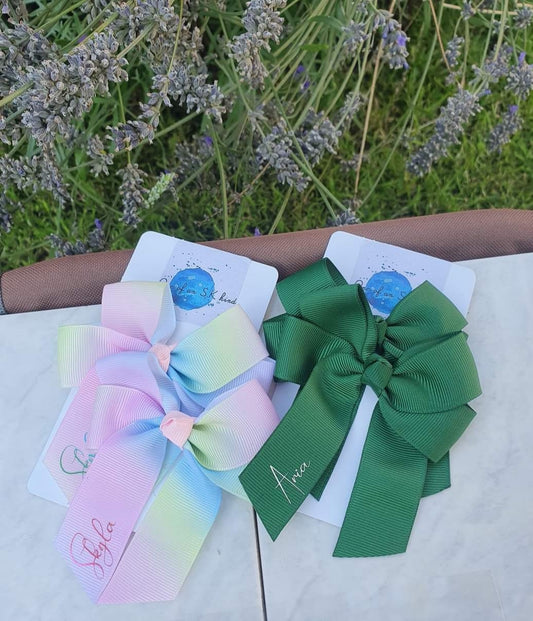 Personalised hair bows