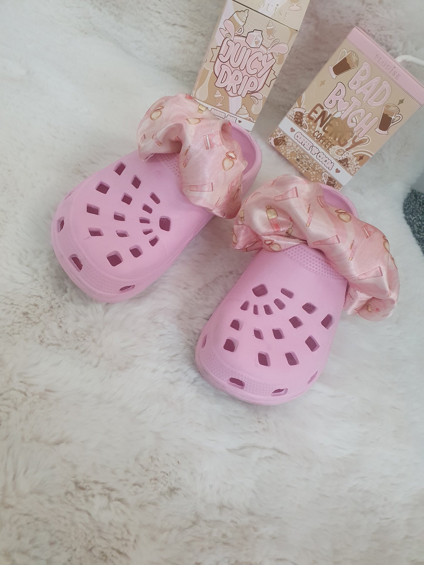 Makeup inspired croc straps