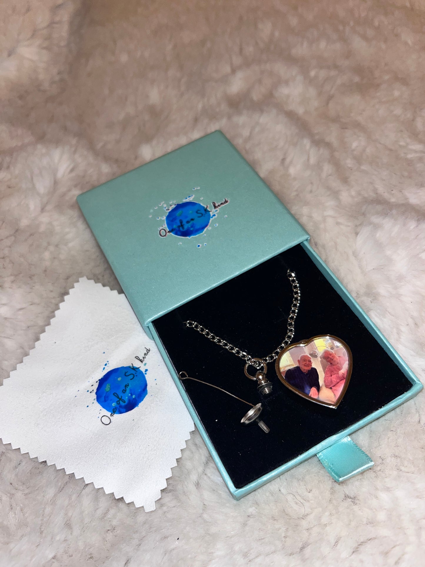 Custom photo printed urn necklace