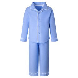 Children’s traditional style pyjamas- personalised front pocket
