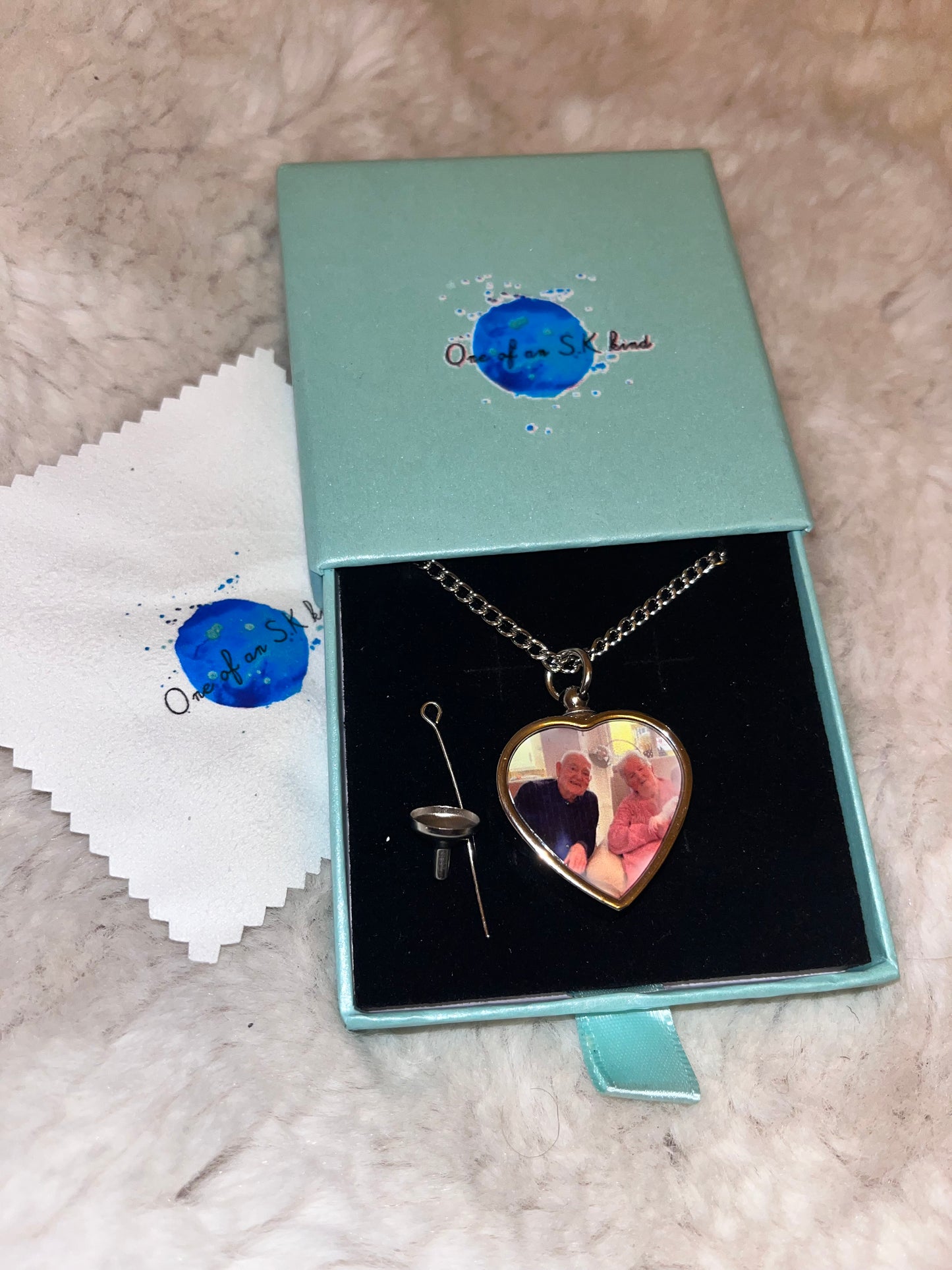 Custom photo printed urn necklace