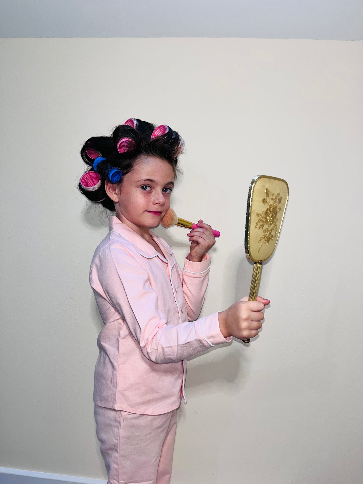 Children’s traditional style pyjamas- personalised front pocket