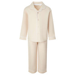 Children’s traditional style pyjamas- personalised front pocket