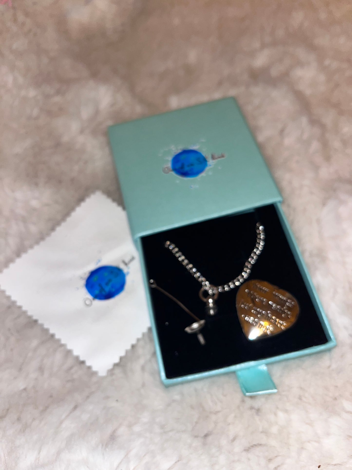Custom photo printed urn necklace