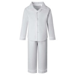 Children’s traditional style pyjamas- personalised front pocket