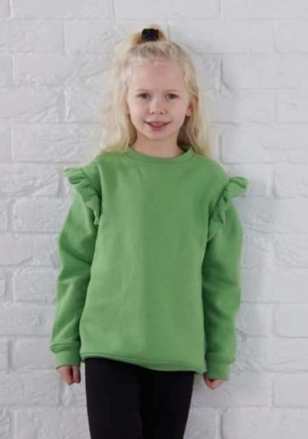 Personalized frill sweatshirt