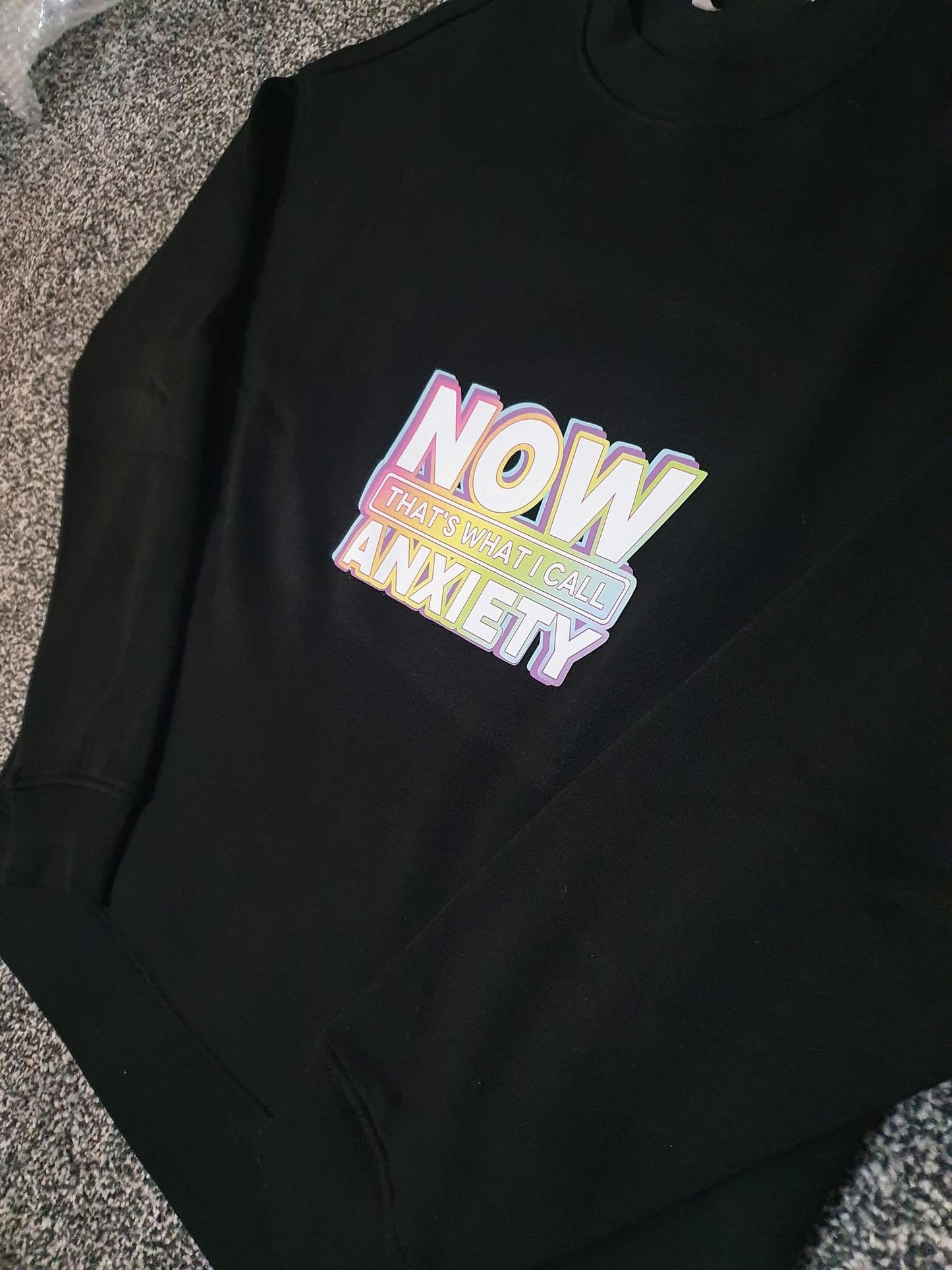 NOW that’s anxiety jumper and hoodies.