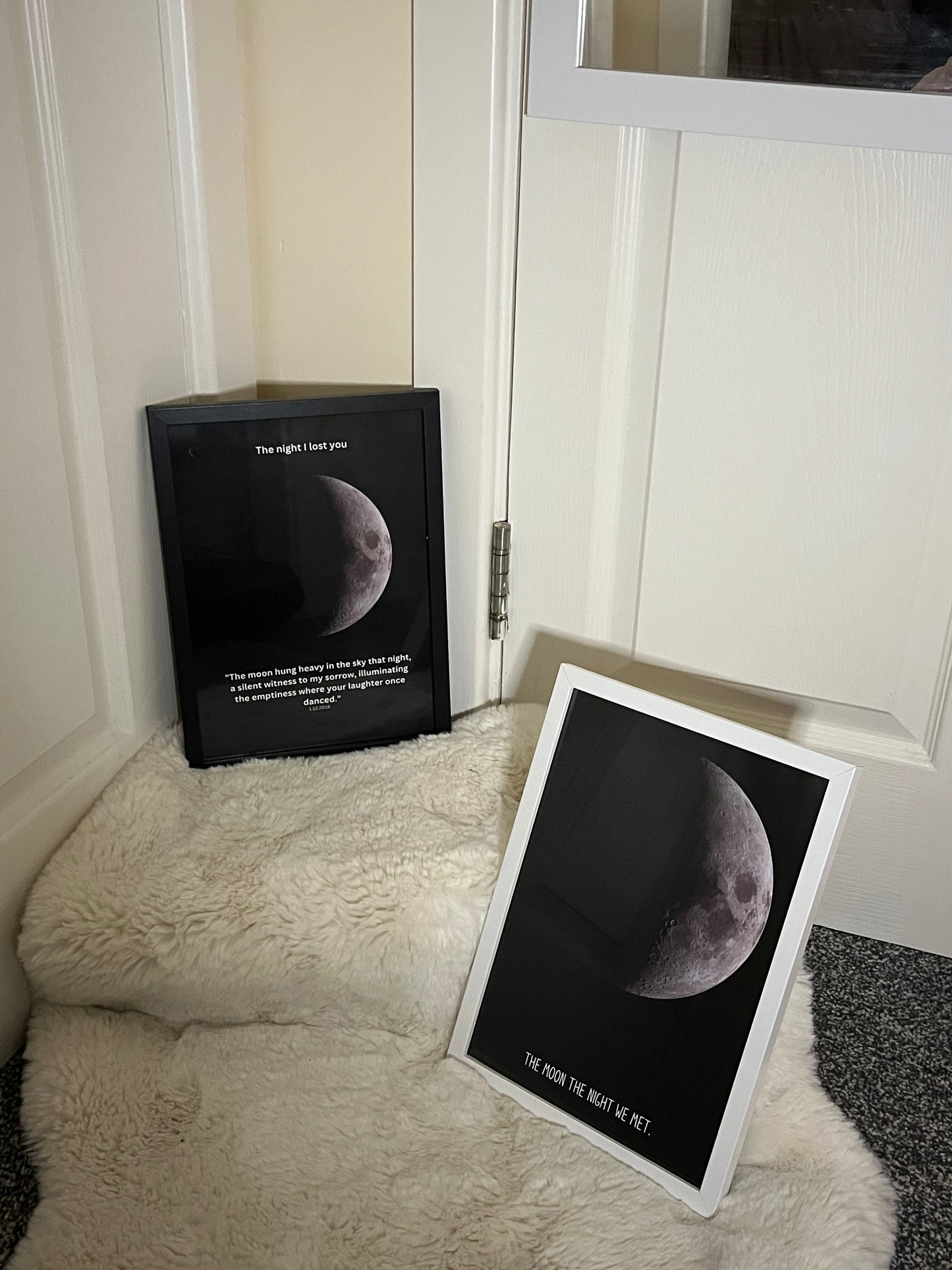 The moon the night we