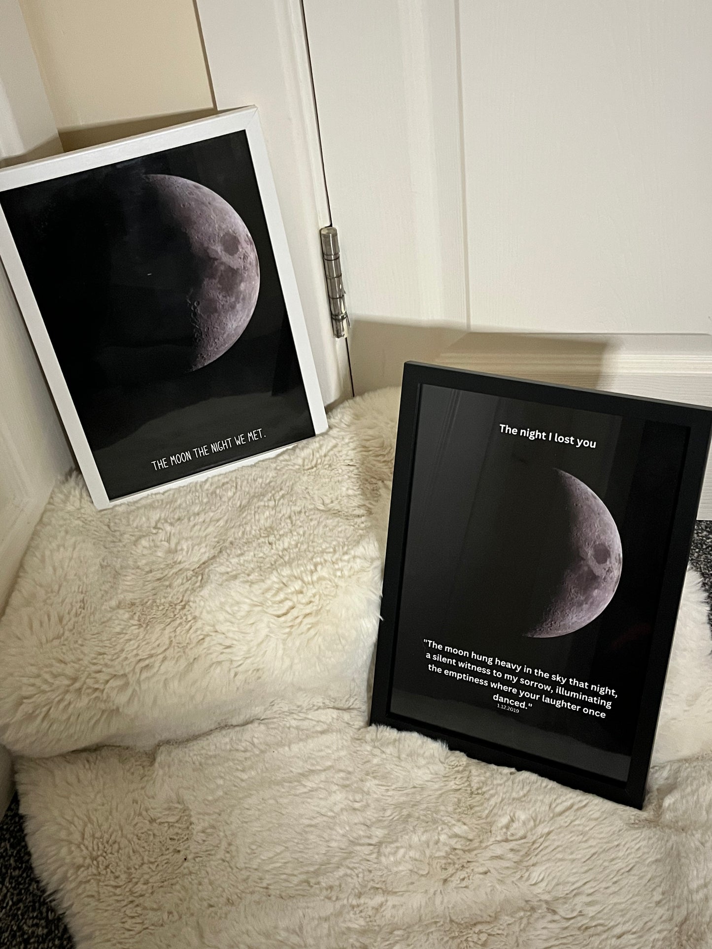 The moon the night we
