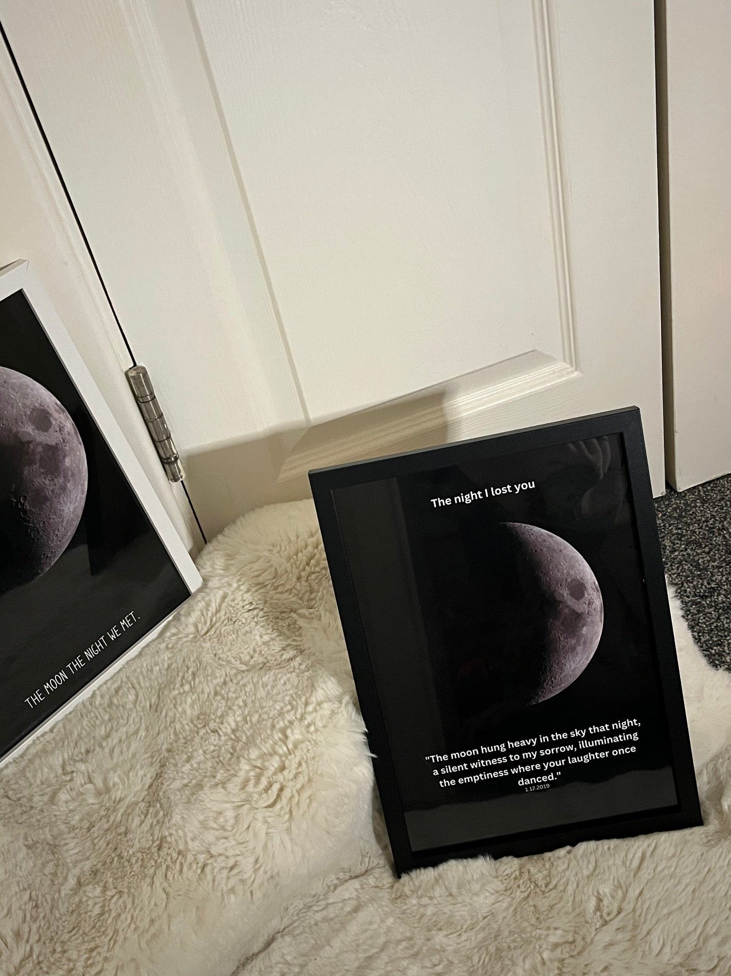 The moon the night we