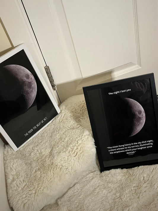 The moon the night we