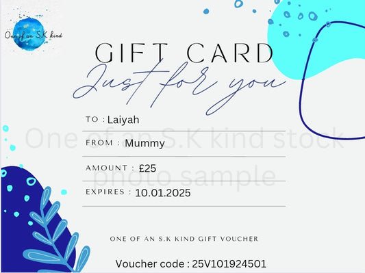 Digital Gift vouchers
